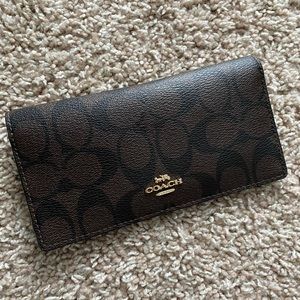 Coach wallet or checkbook holder